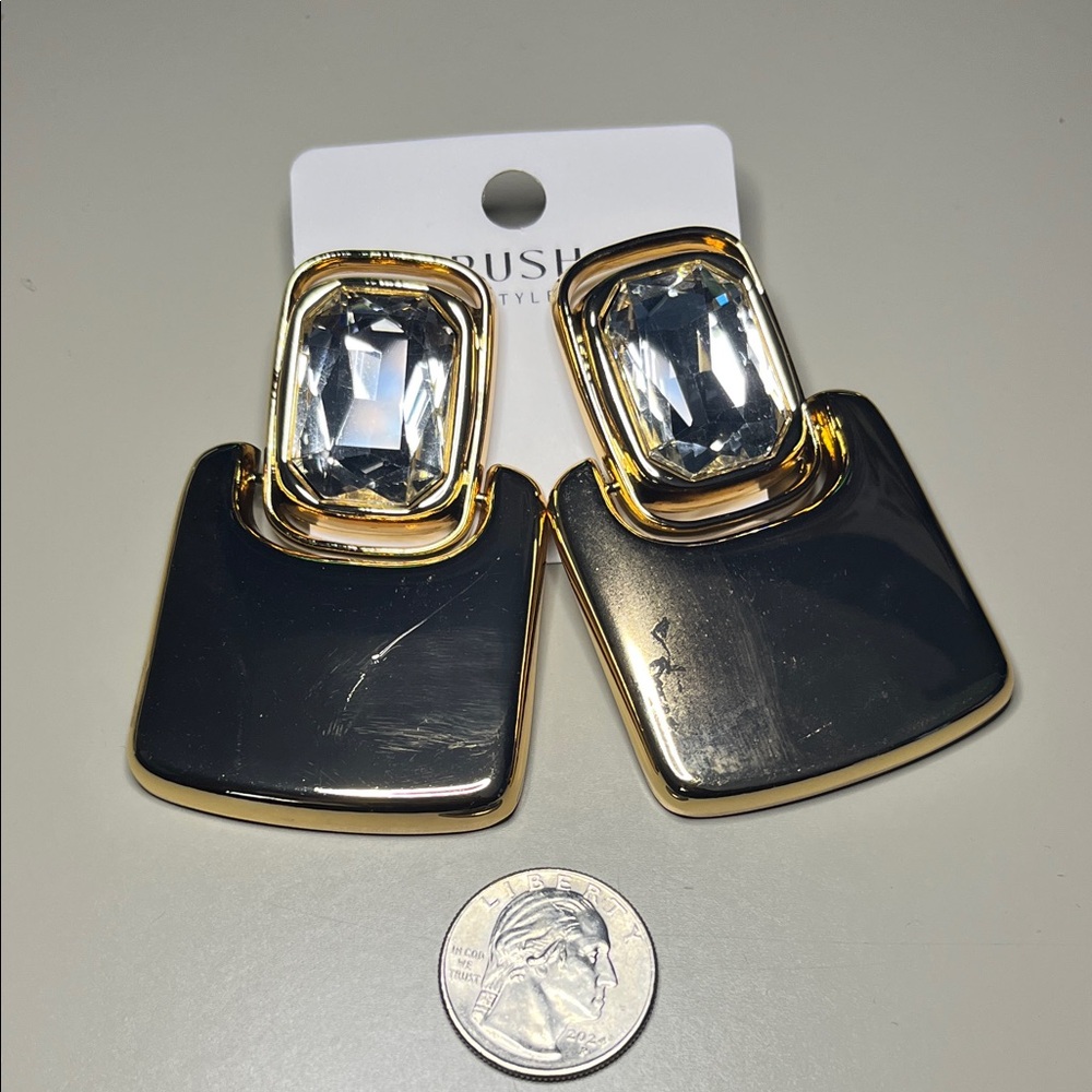 Gold Statement Earrings